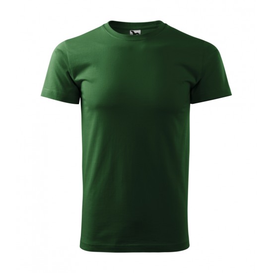 Unisex marškinėliai MALFINI Heavy New 137 Bottle green, 200g/m2 Unisex marškinėliai MALFINI Heavy New 137 Bottle green, 200g/m2