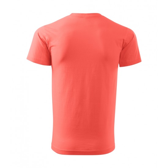 Unisex marškinėliai MALFINI Heavy New 137 Coral, 200g/m2 Unisex marškinėliai MALFINI Heavy New 137 Coral, 200g/m2