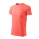 Unisex marškinėliai MALFINI Heavy New 137 Coral, 200g/m2 Unisex marškinėliai MALFINI Heavy New 137 Coral, 200g/m2