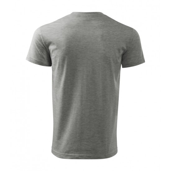 Unisex marškinėliai MALFINI Heavy New 137 Dark gray melange, 200g/m2 Unisex marškinėliai MALFINI Heavy New 137 Dark gray melange, 200g/m2