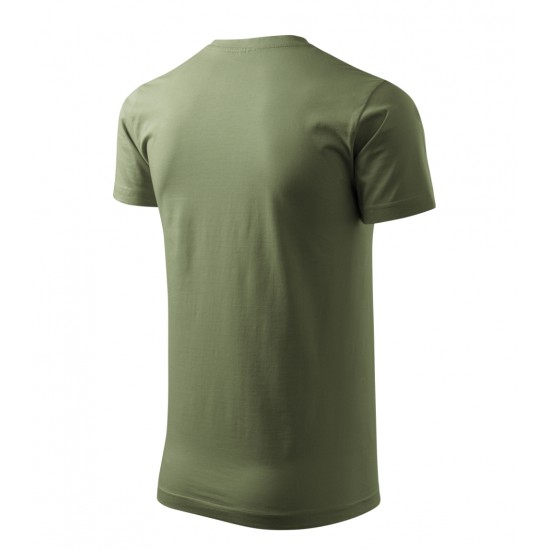 Unisex marškinėliai MALFINI Heavy New 137 Khaki, 200g/m2 Unisex marškinėliai MALFINI Heavy New 137 Khaki, 200g/m2