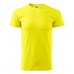 Unisex marškinėliai MALFINI Heavy New 137 Lemon, 200g/m2