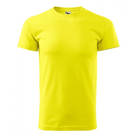 Unisex marškinėliai MALFINI Heavy New 137 Lemon, 200g/m2 Unisex marškinėliai MALFINI Heavy New 137 Lemon, 200g/m2