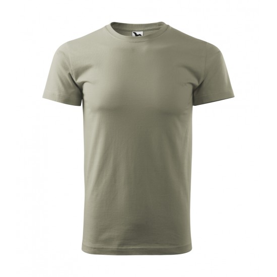 Unisex marškinėliai MALFINI Heavy New 137 Light khaki, 200g/m2 Unisex marškinėliai MALFINI Heavy New 137 Light khaki, 200g/m2