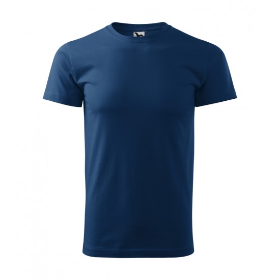 Unisex marškinėliai MALFINI Heavy New 137 Midnight blue, 200g/m2 Unisex marškinėliai MALFINI Heavy New 137 Midnight blue, 200g/m2