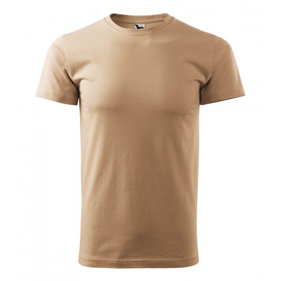Unisex marškinėliai MALFINI Heavy New 137 Sand, 200g/m2 Unisex marškinėliai MALFINI Heavy New 137 Sand, 200g/m2