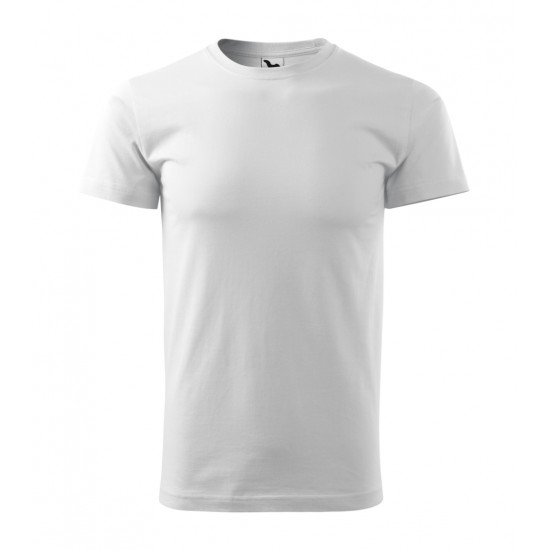 Unisex marškinėliai MALFINI Heavy New 137 White, 200g/m2 Unisex marškinėliai MALFINI Heavy New 137 White, 200g/m2