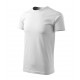 Unisex marškinėliai MALFINI Heavy New 137 White, 200g/m2 Unisex marškinėliai MALFINI Heavy New 137 White, 200g/m2