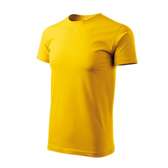 Unisex marškinėliai MALFINI Heavy New 137 Yellow, 200g/m2 Unisex marškinėliai MALFINI Heavy New 137 Yellow, 200g/m2