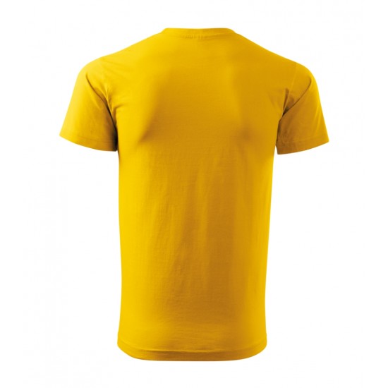 Unisex marškinėliai MALFINI Heavy New 137 Yellow, 200g/m2 Unisex marškinėliai MALFINI Heavy New 137 Yellow, 200g/m2