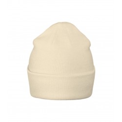 Unisex megzta kepurė MALFINI Beanie 315 almond – klasikinis žieminis modelis