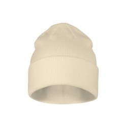 Unisex megzta kepurė MALFINI Beanie 315 almond – klasikinis žieminis modelis