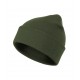 Unisex megzta kepurė MALFINI Beanie 315 Khaki – klasikinis žieminis modelis