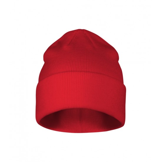 Unisex megzta kepurė MALFINI Beanie 315 red – klasikinis žieminis modelis