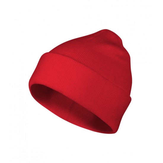 Unisex megzta kepurė MALFINI Beanie 315 red – klasikinis žieminis modelis