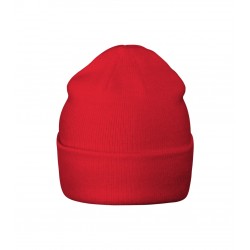 Unisex megzta kepurė MALFINI Beanie 315 red – klasikinis žieminis modelis