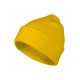 Unisex megzta kepurė MALFINI Beanie 315 yellow – klasikinis žieminis modelis
