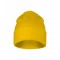 Unisex megzta kepurė MALFINI Beanie 315 yellow – klasikinis žieminis modelis