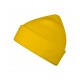 Unisex megzta kepurė MALFINI Beanie 315 yellow – klasikinis žieminis modelis