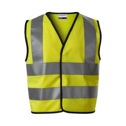 Vaikiška Atspindinti Liemenė RIMECK HV Bright 9V4, Fluorescencinė Geltona