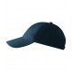 Vaikiška Kepurėlė su snapeliu MALFINI 6P Kids Navy blue, 340 g/m²