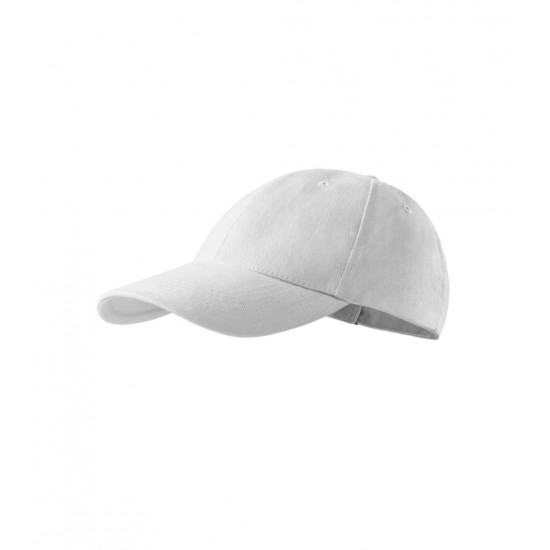 Vaikiška Kepurėlė su snapeliu MALFINI 6P Kids White, 340 g/m²