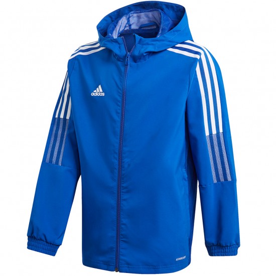 Vaikiška Striukė Adidas Tiro 21 Windbreaker Mėlyna GP4978