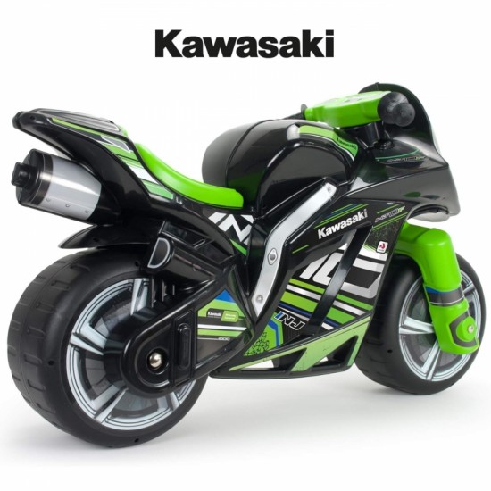 Vaikiškas dviratis-stūmiklis „Winner 750 Ride-on Kawasaki Ninja“ – sportinis dviratis vaikams INJUSA