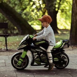 Vaikiškas dviratis-stūmiklis „Winner 750 Ride-on Kawasaki Ninja“ – sportinis dviratis vaikams INJUSA