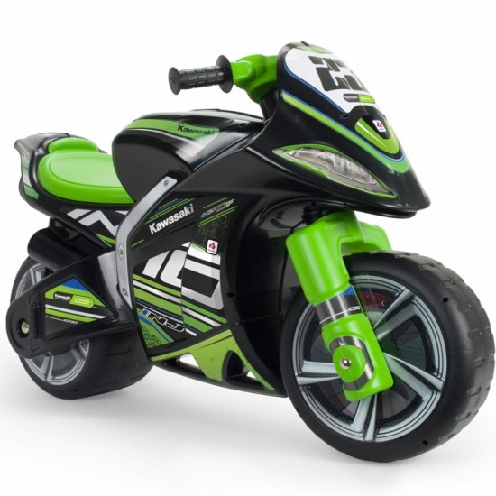 Vaikiškas dviratis-stūmiklis „Winner 750 Ride-on Kawasaki Ninja“ – sportinis dviratis vaikams INJUSA