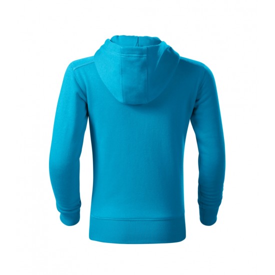 Vaikiškas džemperis MALFINI Trendy Zipper 412 Blue atoll, 300 g/m²