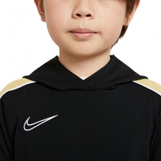 Vaikiškas Džemperis Nike Dry Academy Juodas Ir Auksinis CZ0970 011