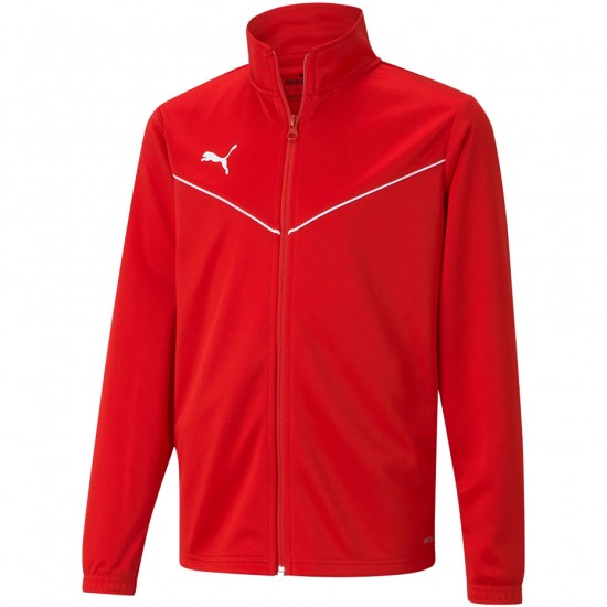 Vaikiškas Džemperis Puma teamRISE Training Poly Jacket Jr Raudonas 657393 01