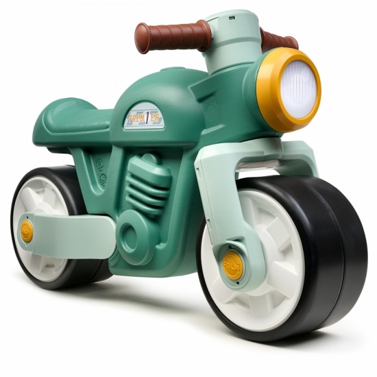 Vaikiškas vežimėlis su tyliais ratukais, variklis Premier1er Retro Green, 12+ FALK