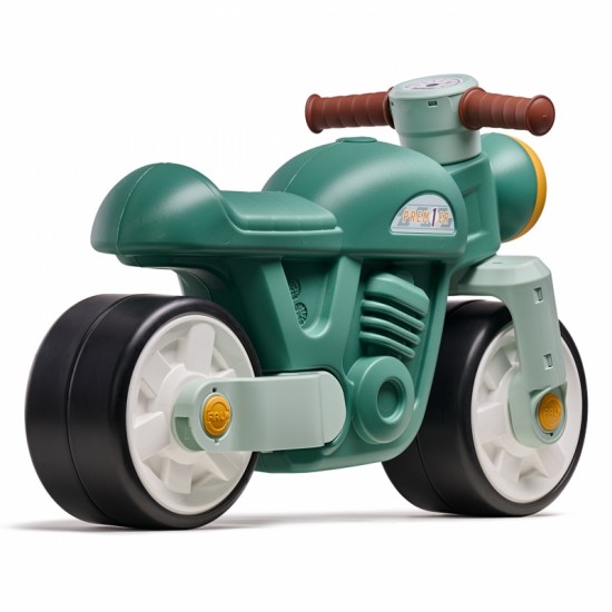 Vaikiškas vežimėlis su tyliais ratukais, variklis Premier1er Retro Green, 12+ FALK