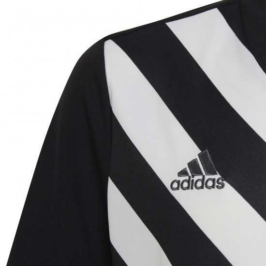 Vaikiški Marškinėliai Adidas Entrada 22 Juodai Baltas HF0123