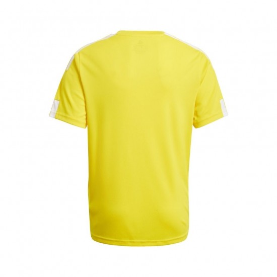 Vaikiški Marškinėliai Adidas Squadra 21 Jersey Youth Geltona GN5744 Vaikiški Marškinėliai Adidas Squadra 21 Jersey Youth Geltona GN5744