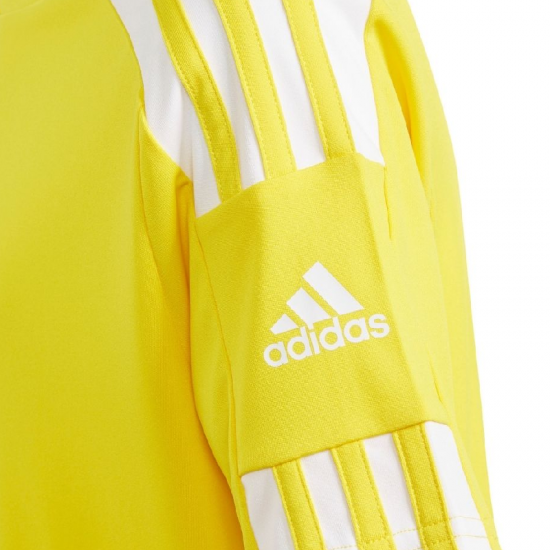 Vaikiški Marškinėliai Adidas Squadra 21 Jersey Youth Geltona GN5744 Vaikiški Marškinėliai Adidas Squadra 21 Jersey Youth Geltona GN5744