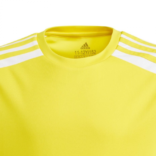 Vaikiški Marškinėliai Adidas Squadra 21 Jersey Youth Geltona GN5744 Vaikiški Marškinėliai Adidas Squadra 21 Jersey Youth Geltona GN5744
