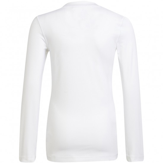 Vaikiški Marškinėliai Ilgomis Rankovėmis Adidas Youth Techfit Balti H23156 Vaikiški Marškinėliai Ilgomis Rankovėmis Adidas Youth Techfit Balti H23156