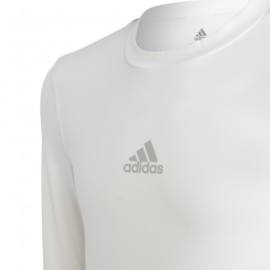 Vaikiški Marškinėliai Ilgomis Rankovėmis Adidas Youth Techfit Balti H23156 Vaikiški Marškinėliai Ilgomis Rankovėmis Adidas Youth Techfit Balti H23156