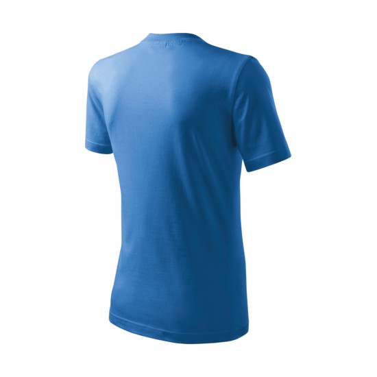 Vaikiški Marškinėliai MALFINI Basic 138 Azure blue 160g/m2 Vaikiški Marškinėliai MALFINI Basic 138 Azure blue 160g/m2