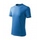 Vaikiški Marškinėliai MALFINI Basic 138 Azure blue 160g/m2 Vaikiški Marškinėliai MALFINI Basic 138 Azure blue 160g/m2