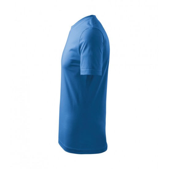 Vaikiški Marškinėliai MALFINI Basic 138 Azure blue 160g/m2 Vaikiški Marškinėliai MALFINI Basic 138 Azure blue 160g/m2