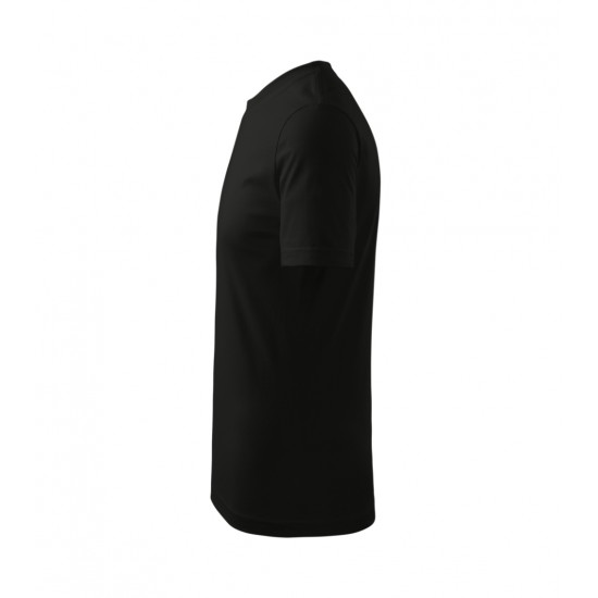 Vaikiški Marškinėliai MALFINI Basic 138 Black, 160g/m2 Vaikiški Marškinėliai MALFINI Basic 138 Black, 160g/m2