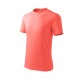 Vaikiški Marškinėliai MALFINI Basic 138 Coral 160g/m2 Vaikiški Marškinėliai MALFINI Basic 138 Coral 160g/m2