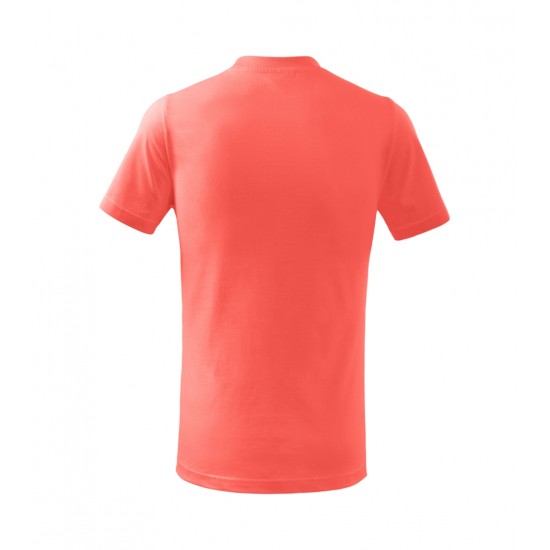 Vaikiški Marškinėliai MALFINI Basic 138 Coral 160g/m2