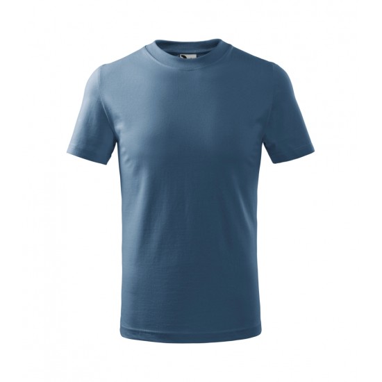 Vaikiški Marškinėliai MALFINI Basic 138 Denim 160g/m2