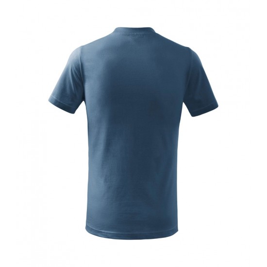 Vaikiški Marškinėliai MALFINI Basic 138 Denim 160g/m2 Vaikiški Marškinėliai MALFINI Basic 138 Denim 160g/m2