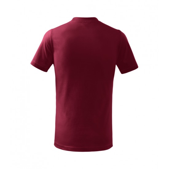 Vaikiški Marškinėliai MALFINI Basic 138 Garnet 160g/m2 Vaikiški Marškinėliai MALFINI Basic 138 Garnet 160g/m2